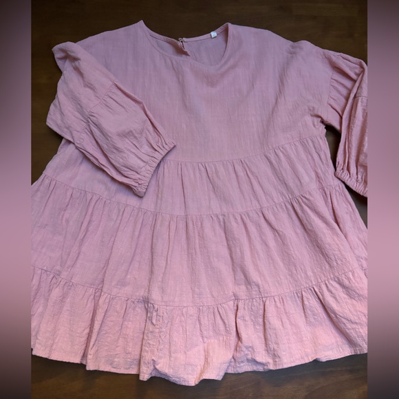 Pink Ruffled Blouse - Picture 1 of 1